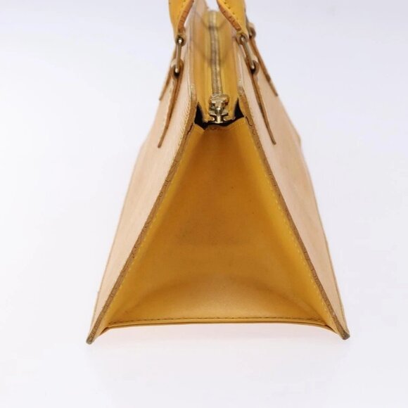 LOUIS VUITTON Epi Sac Triangle Hand Bag Yellow M52099 LV Auth BA5251 - Picture 6 of 16